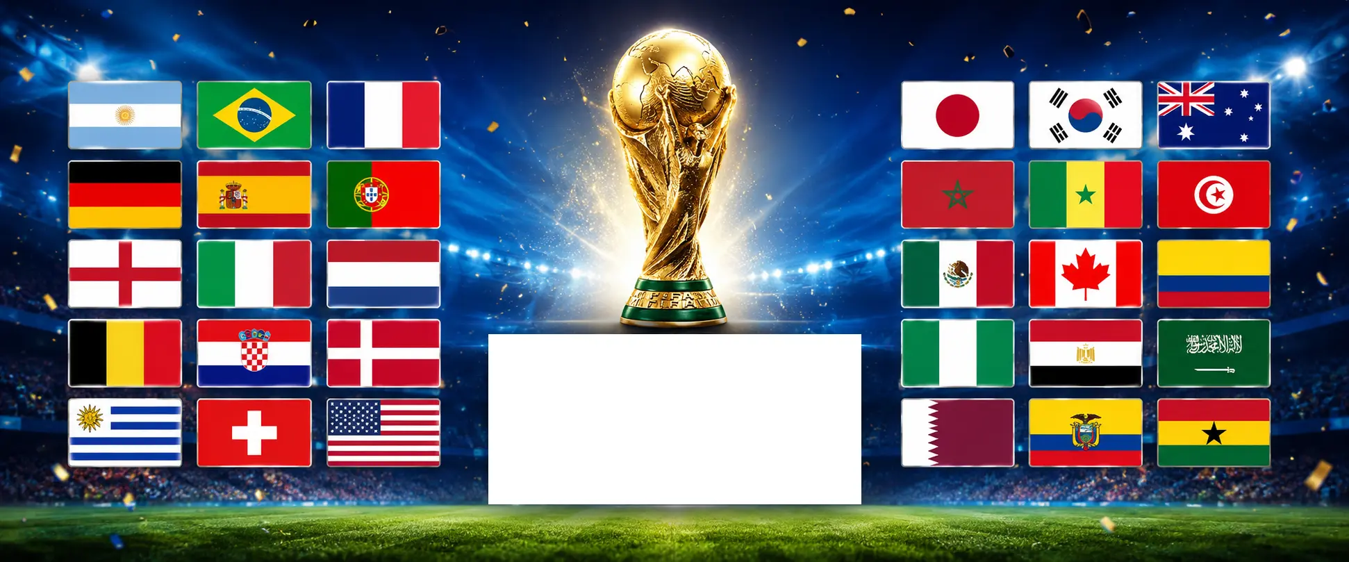FIFA World Cup 2026 Trophy at the Stadium